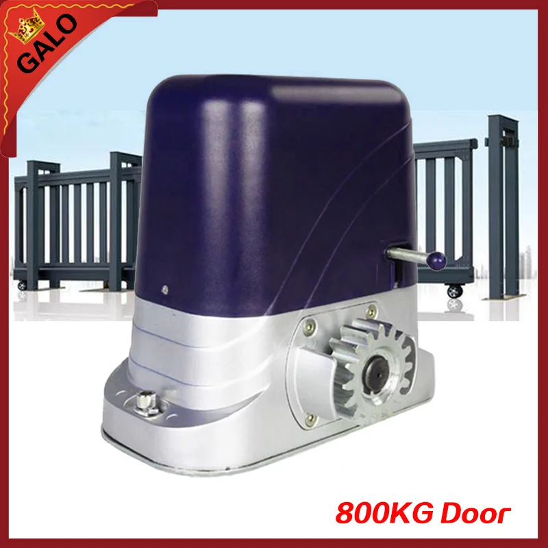 

AC110/220,800kg loading Automatic electric sliding gate opener with 2 remote control 1 photocell 1 lamp a pair of beam infrared