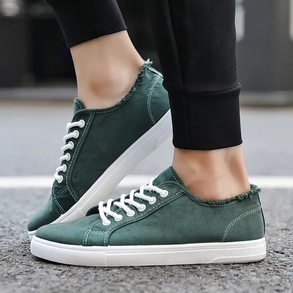 Men  Fashion Leisure Sneakers Shoes Teenager Student Canvas  sport shoes men 2018 casual shoes men sneakers