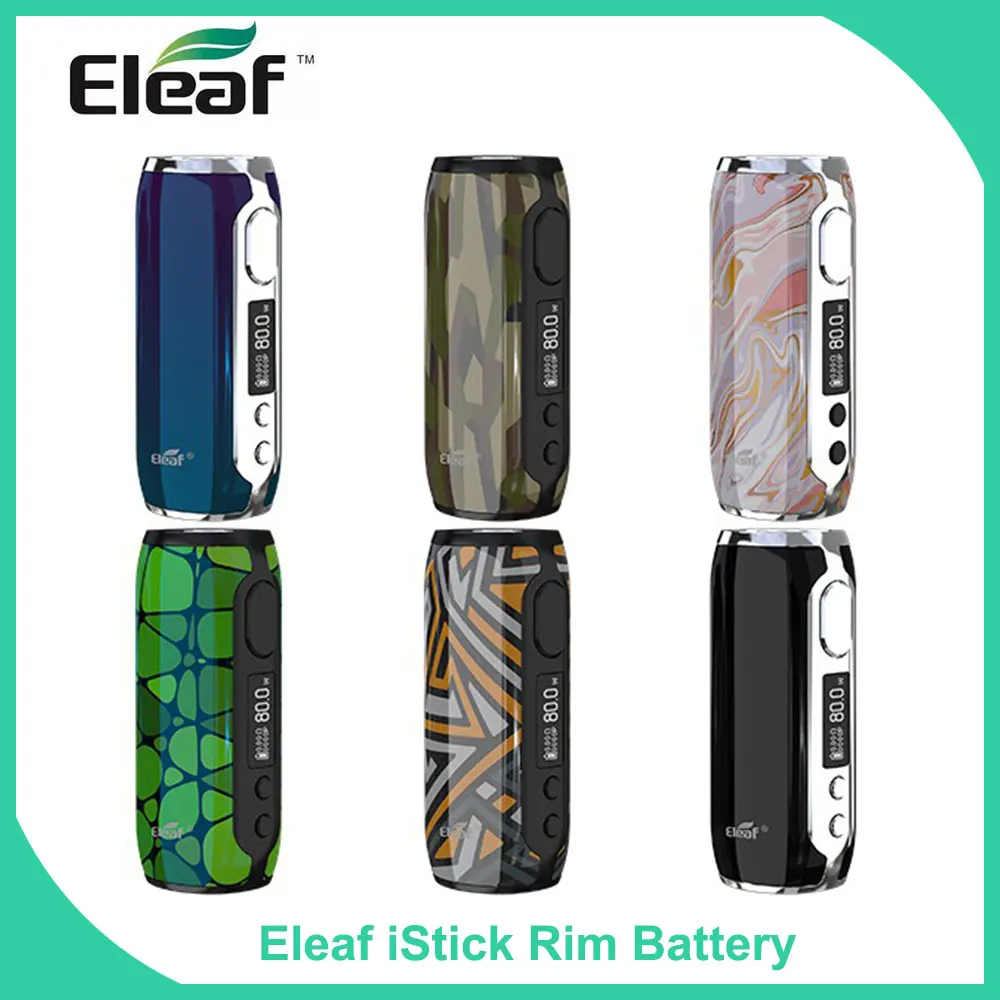 

Original Eleaf iStick Rim Battery with Built in 3000mAh 80W Output Wattage 510 Thread VS LUXE Mod E-Cigarette