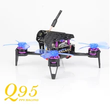 Удивительный Q95 95 мм 5,8G 48CH 25 МВт PNP 600TVL Камера с видом от первого лица F3 10A Blheli_S 1103-7500KV мотор на открытом воздухе игрушки Гоночная рама беспилотника комплект