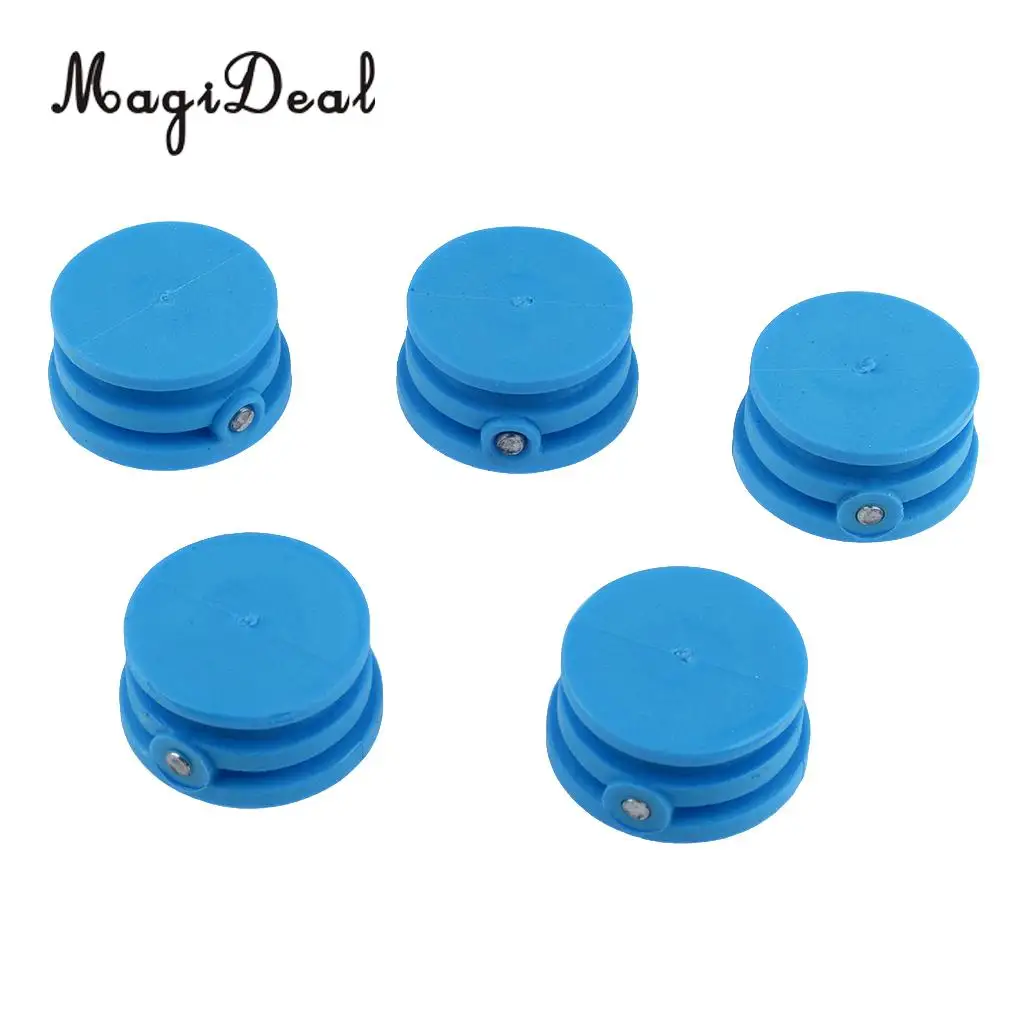 MagiDeal Durable 5Pcs Surfing Leash Plug Surfboard Longboard Leash Cup Plug Repair Kayak Accessory Equipment 25mm 6 Color Choose