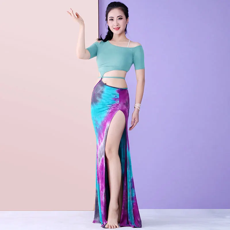 

Belly Dance Dress For Women Bollywood Bellydance Training Clothes Gypsy Long Carnival Dancing Clothing Indian Dresses DL3061