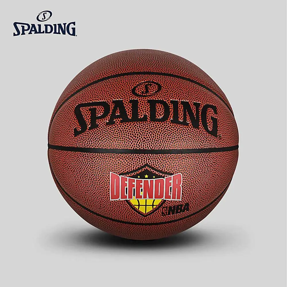 Genuine Spalding Official Size 7 Basketball Pu Material Men Match Ball Indoor Outdoor Baloncesto Basketbol 74-030y