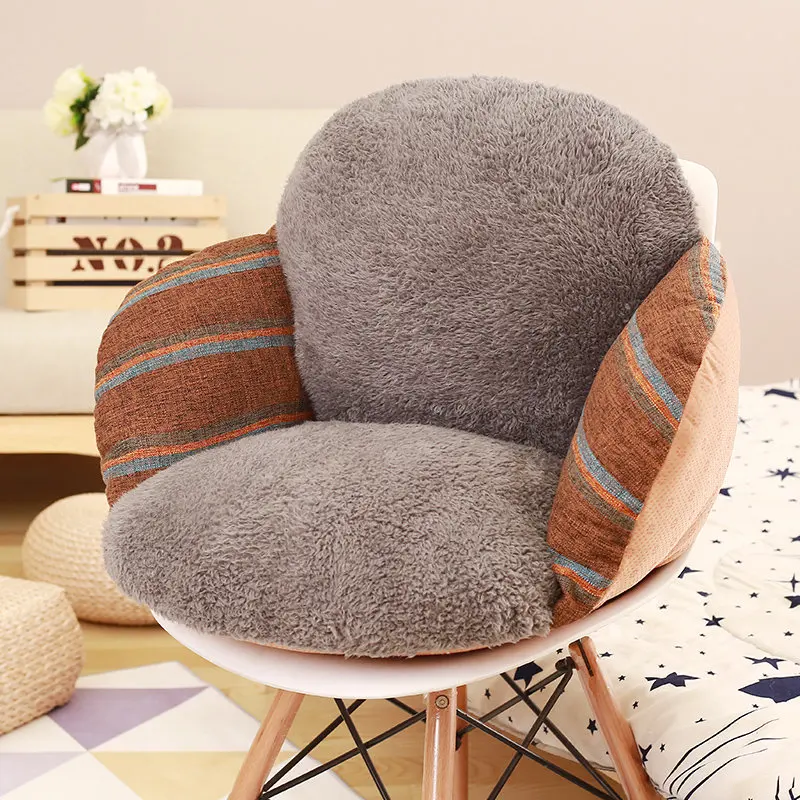 Большой размер, японский стиль, Подушка для стула, подарки на день рождения, новая плотная подушка для дивана, декор для офиса/школы, коврик для стула - Цвет: 6 B Gray