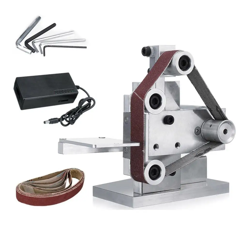 

High Quality 7 Speed Grinder Electric Belt Sander Diy Polishing Grinding Machine Cutter Edges Sharpener Belt Grinder Sanding