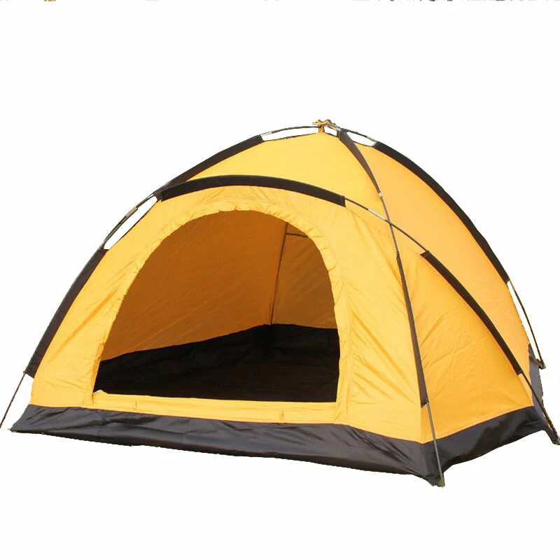 

Lightweight 2~3 Person Camping Tent Waterproof Single Layer 190T Polyester 3 Seasons Portable Beach Hiking Fishing Outdoor Tents