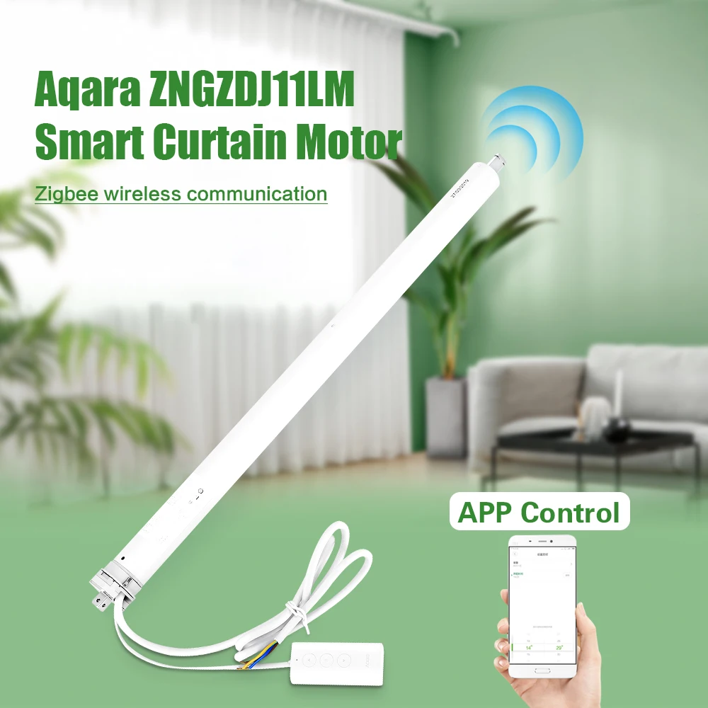  Original Xiaomi Aqara ZNGZDJ11LM Smart Curtain Motor Zigbee Smart Home APP Control Wifi Version Aut