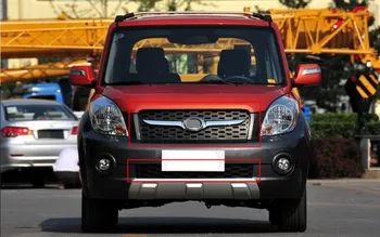 

Front Grille Around Trim Front Grills Around Trim Racing Grills Trim For 2009-12 Great Wall Hover/Haval M2 GWM 2PC