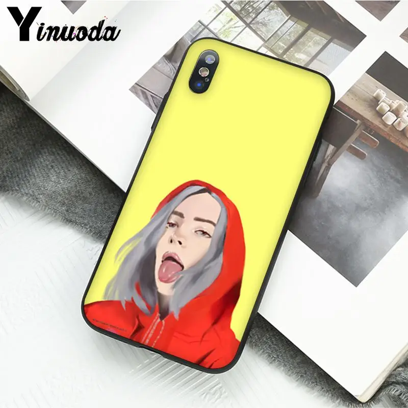 Yinuoda Billie Eilish 13 девушка чехол для телефона для iphone 11 Pro Max 6S 6plus 7 8plus X Xs MAX 5 5S XR - Цвет: A12