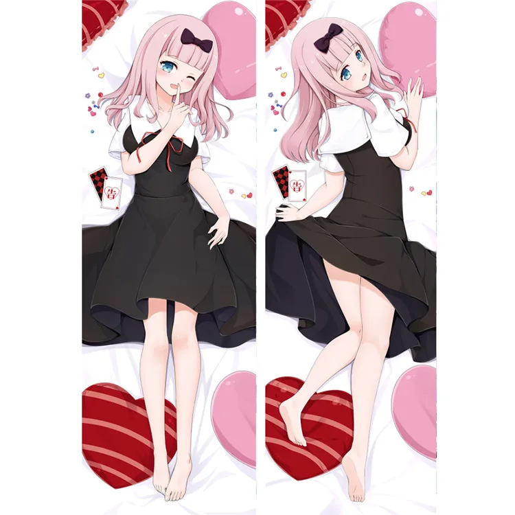 Kaguya-sama: Love Is War Kaguya Shinomiya аниме Подушка «Dakimakura» чехол обнимающий тело Chika Fujiwara - Цвет: 19006(1)