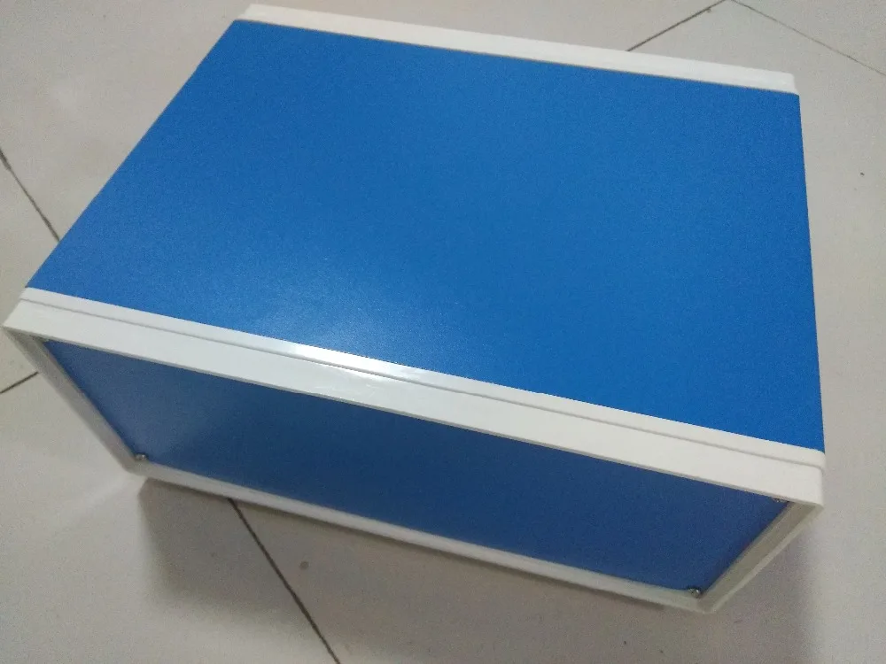 

250*190*110mm Blue color metal frame boxes enclosures