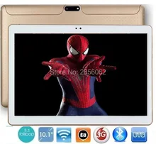 10 pulgadas quad core 3g wcdma android tablet pc phone pad 1280*800 wifi fm gps de la tableta de 2 gb + 16 gb