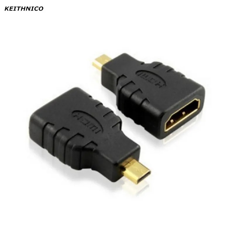 

1PC Gold-Plated Mini Male HDMI To Standard HDMI Female Extension Adapter For Microsoft Surface RT Extender 1080P HDTV DropShip