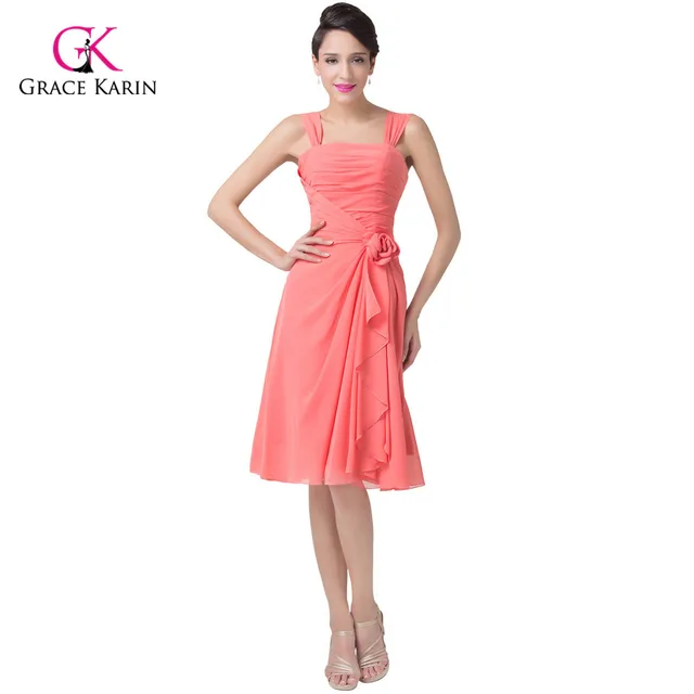 Watermelon Knee Length Dress