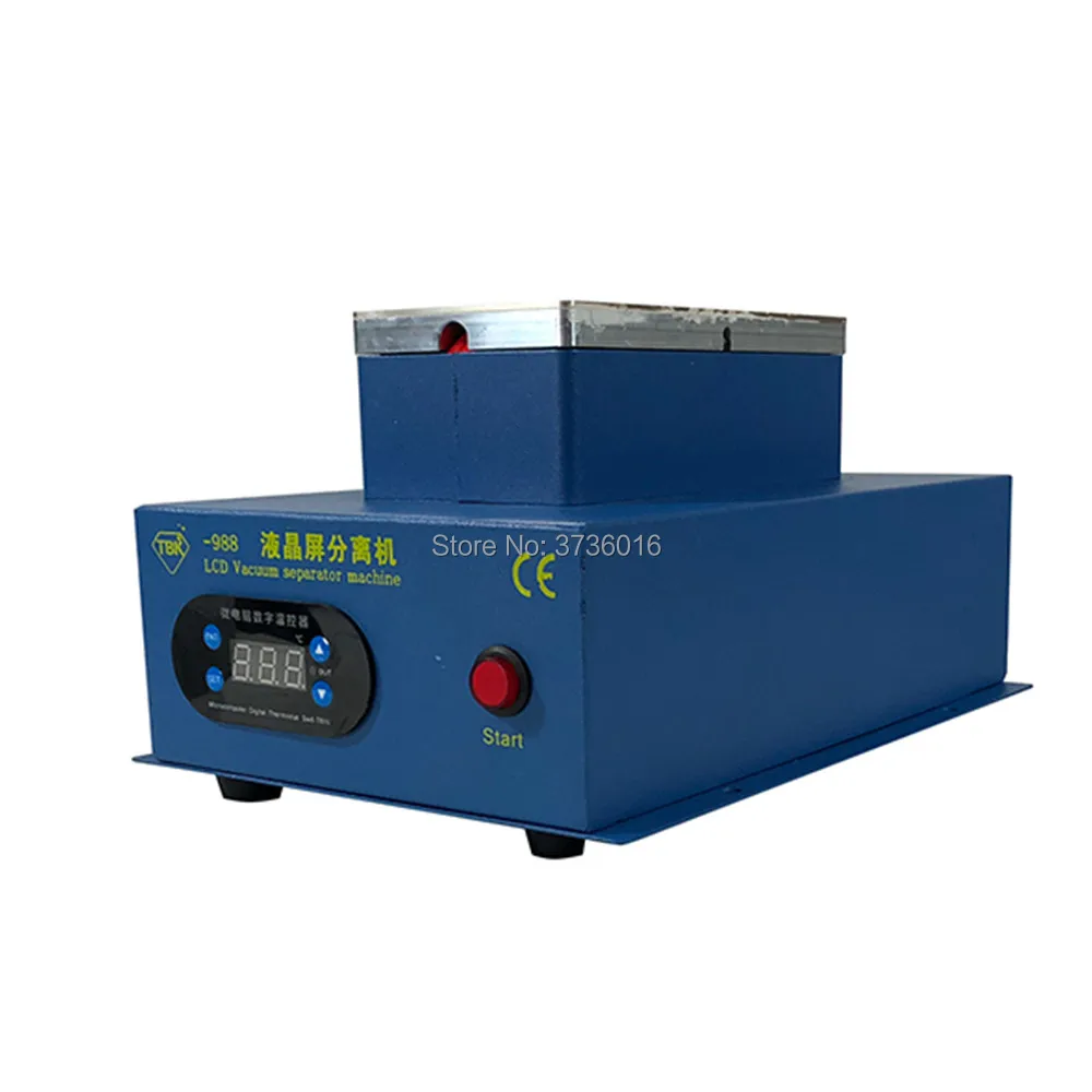 Manual Heating Suction Vacuum Edge Lcd Separator Machine TBK 988 Blue