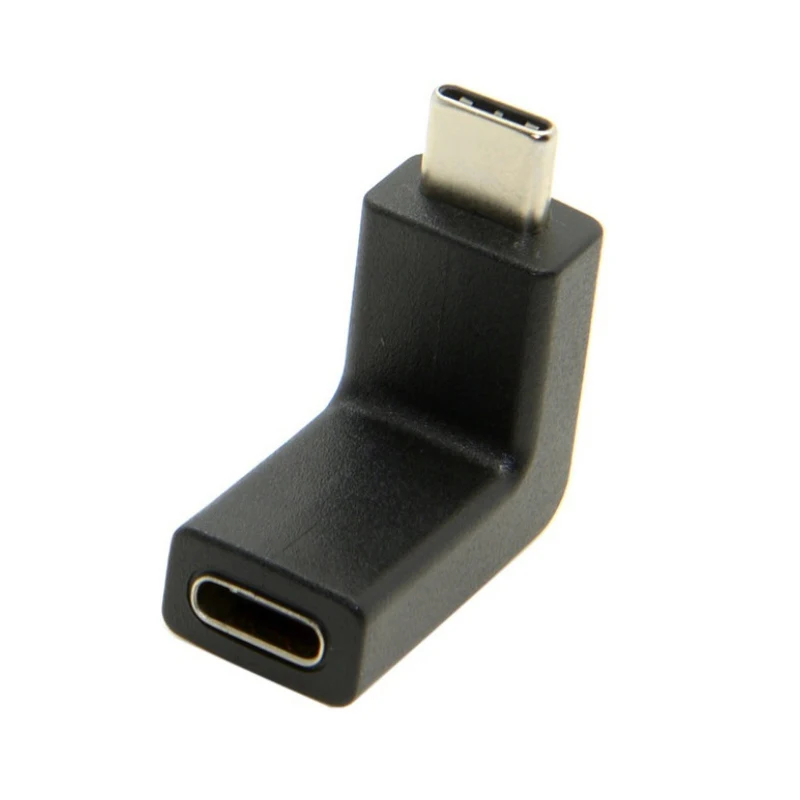 Caldecott 90 градусов под прямым углом USB 3,1 Тип C мужчин и женщин расширение USB-C адаптер угловой разъем