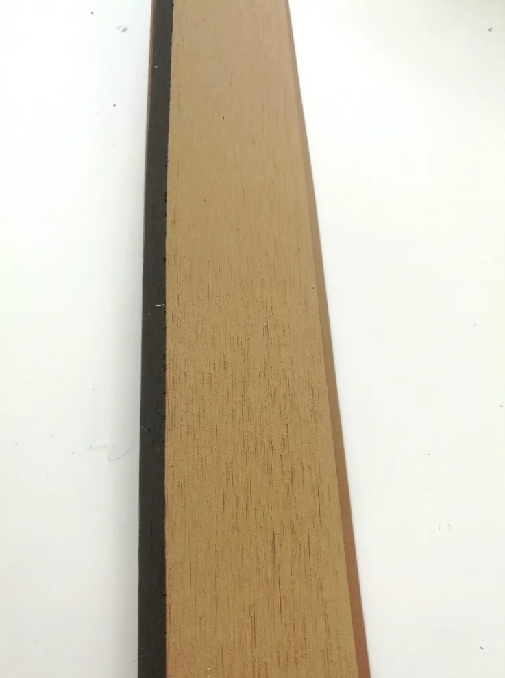 

Boat Marine Yacht Synthetic PVC Teak Decking Flooring With Black Stripes 50mm Wide 5mm Thick 25 Meter Long