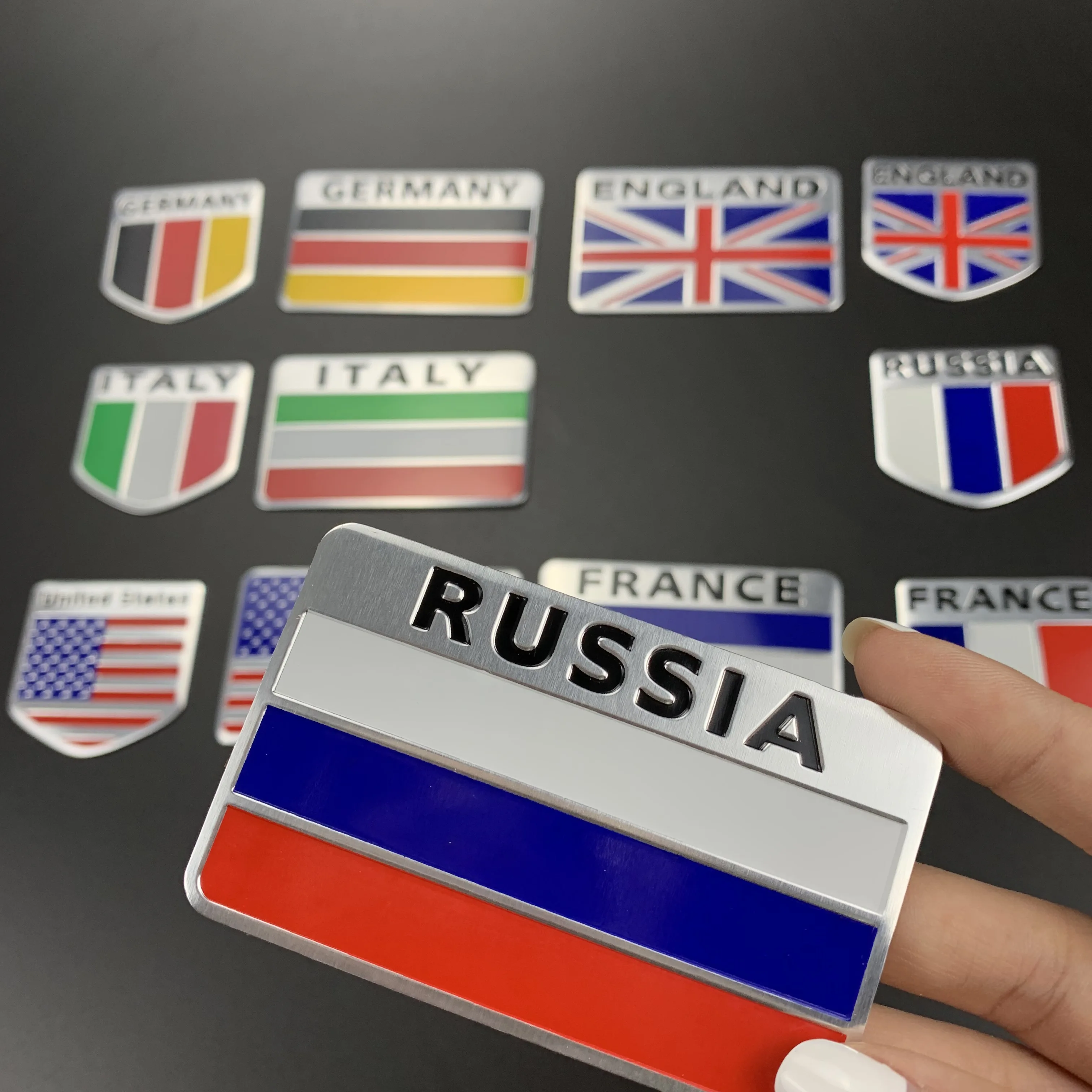 3D алюминиевая Автомобильная наклейка для Citroen DS series C Quatre Triomphe Picasso C1 C2 C3 C4 C4L C5 Xsara
