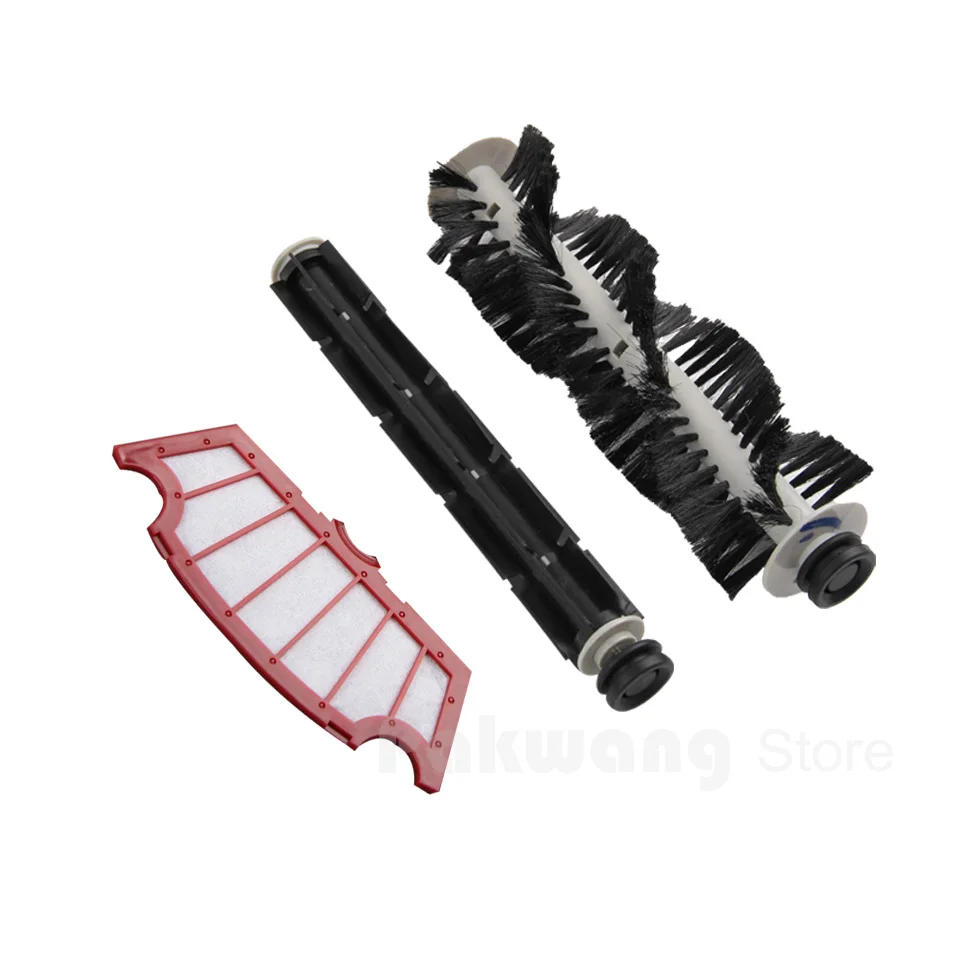 

Original Robot vacuum cleaner parts A320 Rubber brush,hair brush and Filter