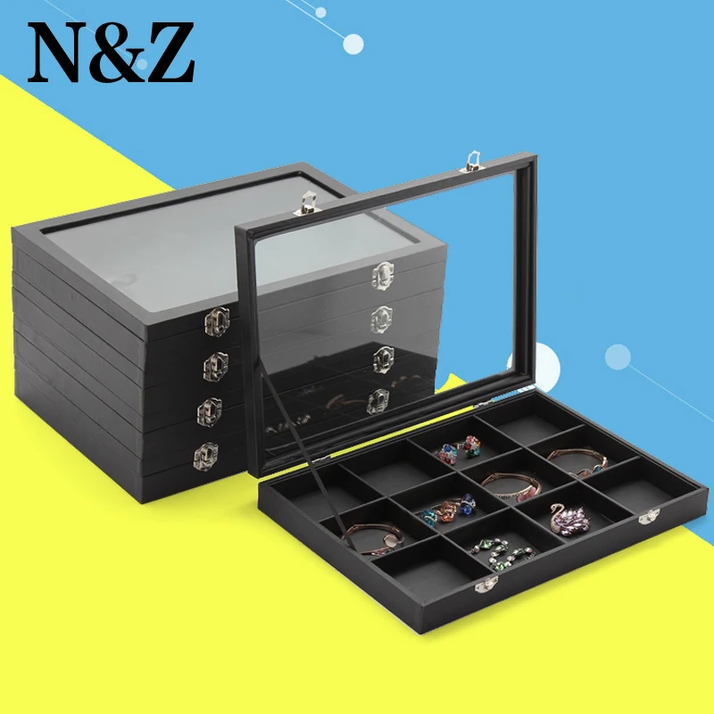 

New Arrival PU leather jewelry box high level quality special well packing nice design rings case earrings necklaces storage