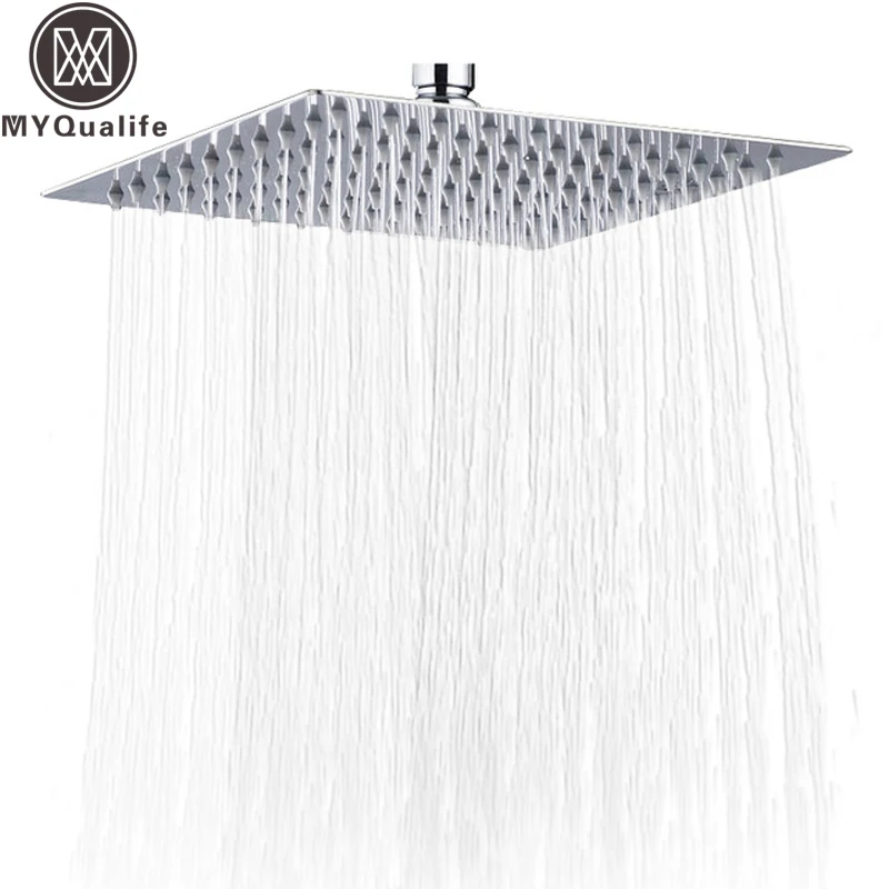 Насадка для душа квадратная ультратонкая 10 дюймов 25 см|bathroom balls|bathroom downlightbathroom zone |
