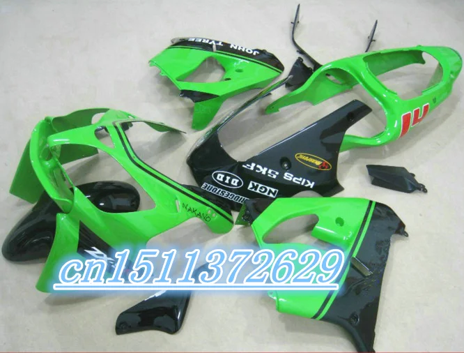 

Dor-green black For KAWASAKI ZX9R NINJA 2002-2003 Body ZX-9R ZX 9R 02 03 ZX9 R 2002 2003 Fairing Kit D