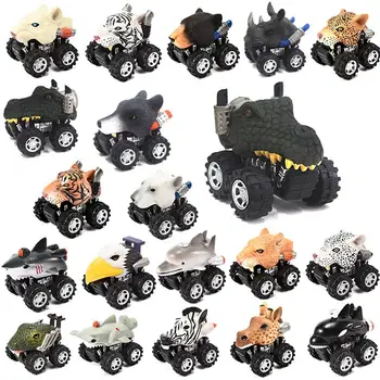 

Cute Animal Shape Model Mini Pull Back Car Vehicle Toy Early Educational Toy Perfect Gift Mini Car Model Funny Kids Toys