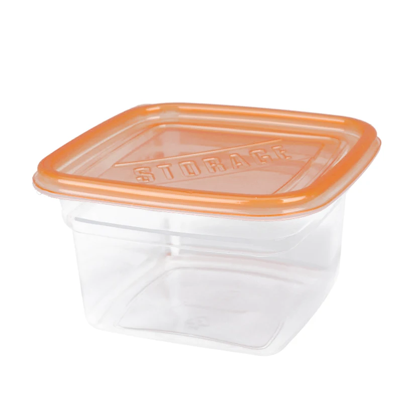 Квадратный одноразовый Ланч-бокс для упаковки Торта пластиковые экологически чистые фрукты овощи пищевой контейнер кухонный инструмент 1000 мл