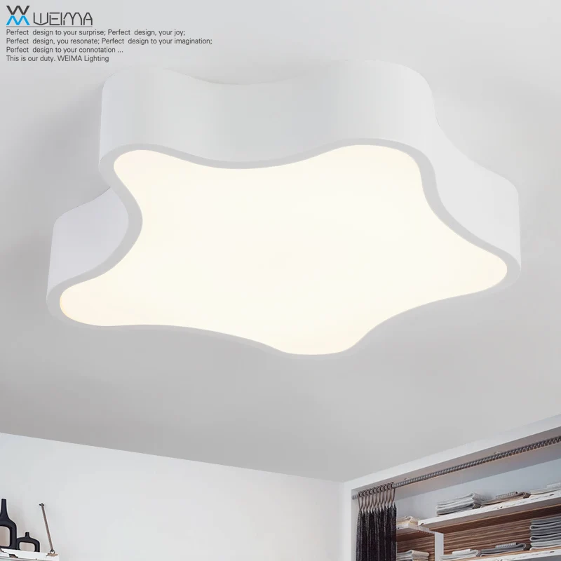 

Wilma shaped ceiling lighting lamp bedroom modern minimalist personalized restaurant room remote control study