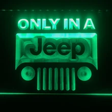 D134 только в джипе светодиодный неоновый знак