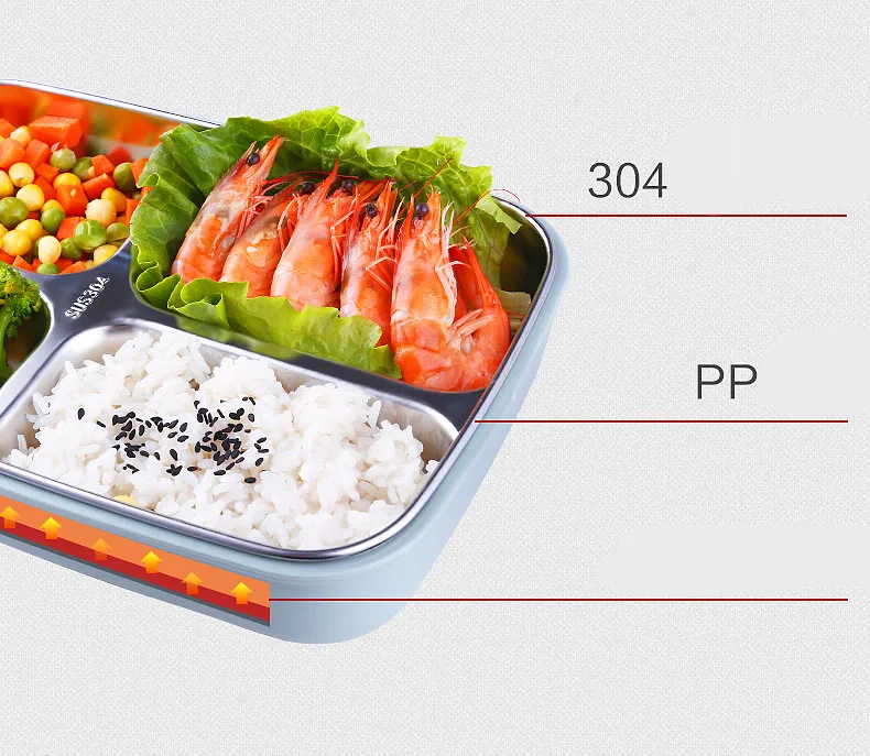 Stainless Steel Food Container Set 1000ml Lunch Box Bento Handbag Optional Leak Proof Lunch Box Inox With Chopsticks Spoon  (10)