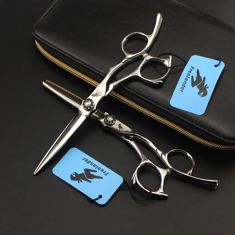 

Brand Freelander 6 inch professional hairdressing scissors hair scissors Cutting Thinning scissors styling tools Barber Shears