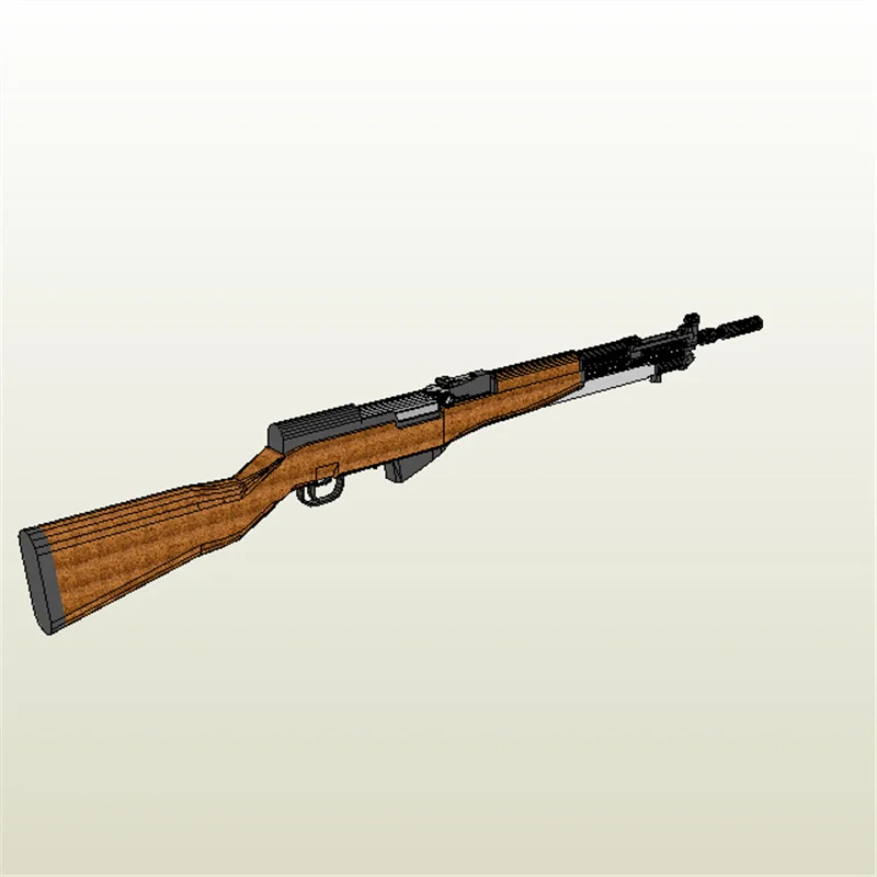 

Paper Semi Automatic Gun Model Toys Handmade 3D DIY Material Manual Creative Party Show Props Tide Collection Kids Gift 830
