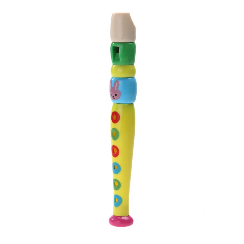 Buy Colorful Children Wooden Flute Music Toys Kids