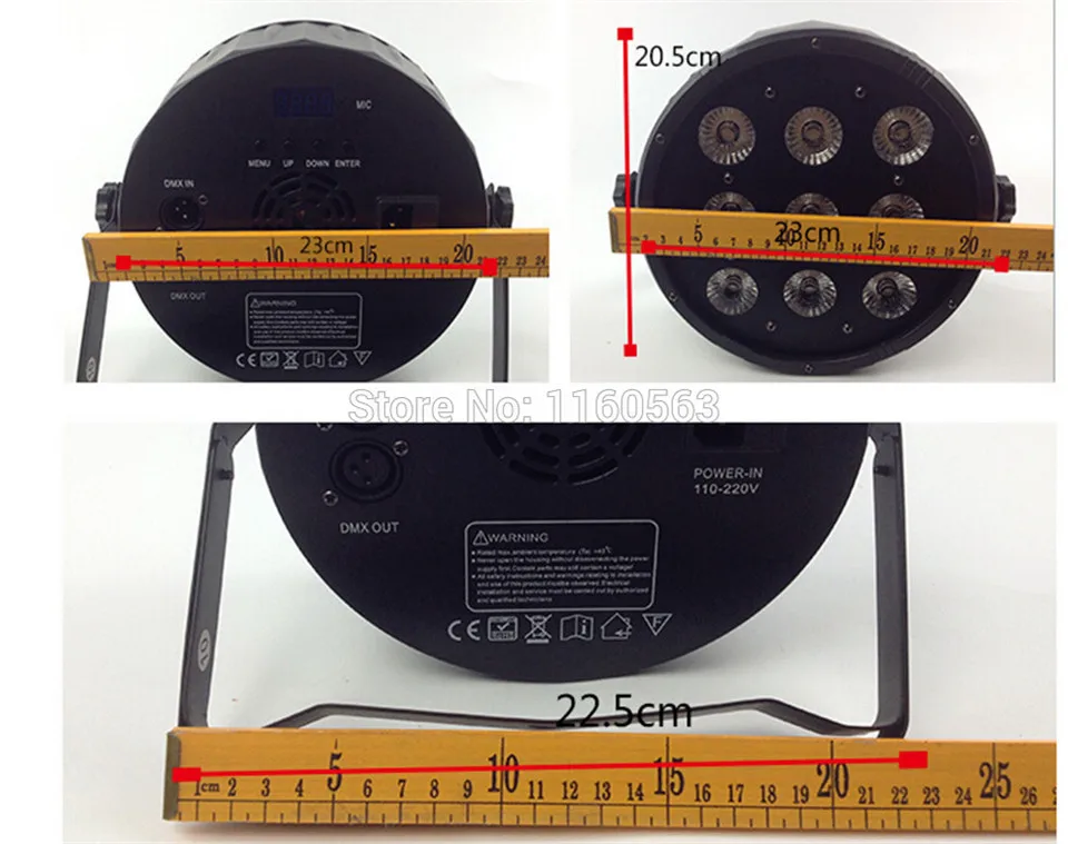 CREE 9x12 Вт 4в1 LED плоский SlimPar Quad Luz DJ de la Colada Etapa Uplighting Sin Ruido|dj luz|led djled flat slimpar |