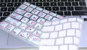 Floral Flower Silicone Keyboard Cover Skin For Macbook Pro Air Retina 13 15 17
