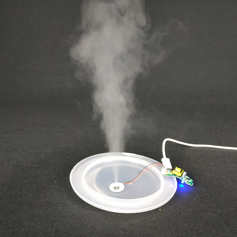 

USB Mini Air Humidifier Mist Maker + Driver Circuit Board Fogger Atomization Film Atomizer Sheet Mini Oscillating Plate 5V
