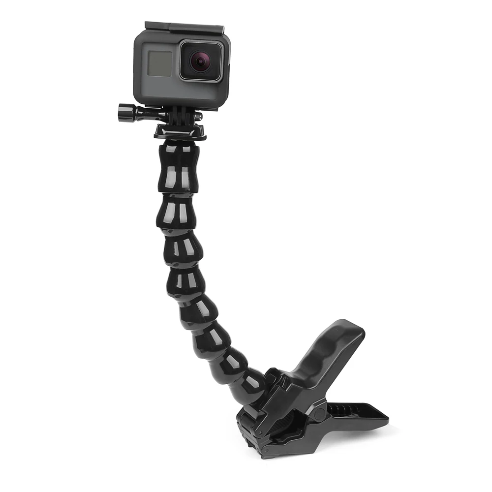 Регулируемый гибкий зажим для крепления штатива для GoPro Hero 7 6 5 Black Sjcam Xiaomi Yi аксессуары для камеры