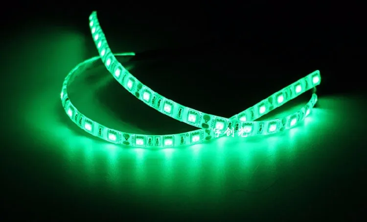 Waterproof RGB LED Strip Flexible Lights DC12V SMD 5050 18leds 36leds 60leds Lampada LED Lighting Tape Ribbon Lamp for Computer (11)