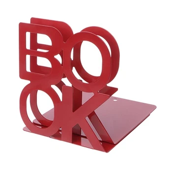

Iron Alphabet Book Stand Home Bookends Book Ends Stand Holder Shelf Desktop Organizer Desktop Office