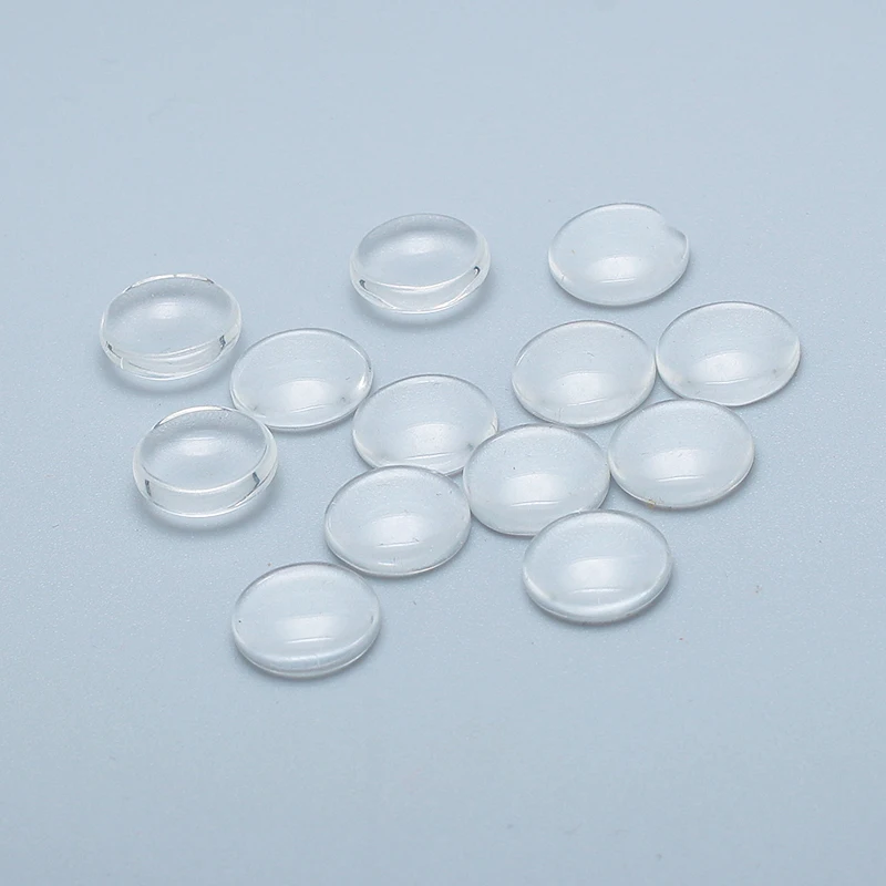 12mm Round Glass Cabochons Pendant Glass Clear Cabochon Settings