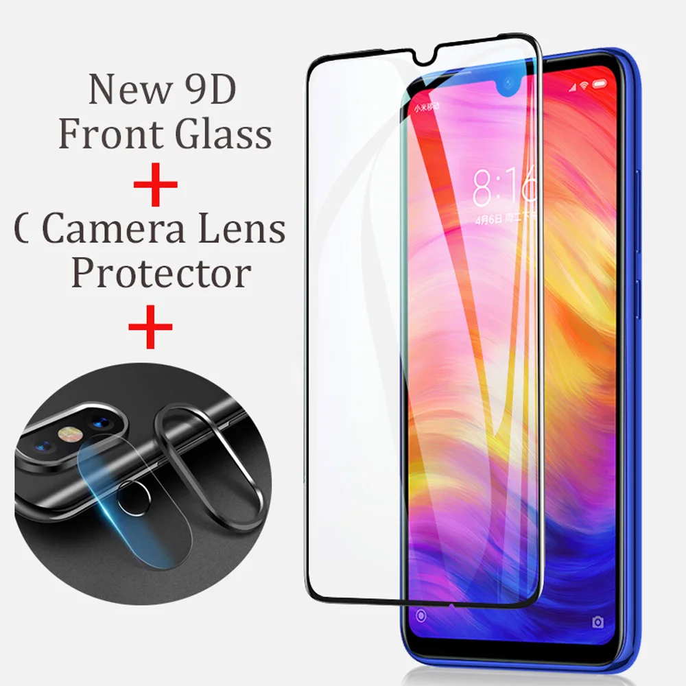 3 в 1 защитная пленка Metel для Redmi Note 7 Pro 7S из закаленного стекла объектива камеры