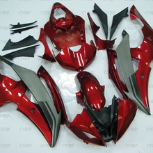YZF600 R6 2008- АБС обтекатель YZF600 R6 14 15 мотоцикл обтекатель для YAMAHA YZFR6 красно-черные обтекатели