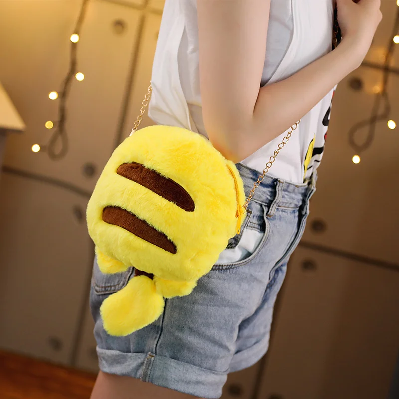 

Super Soft Baby Backpack Cute Stuffed pikachu Doll Toy Plush cute pikachu Crossbody Bag Coin Purse Gift Toy For Girl