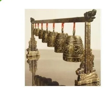 

Meditation Gong with 7 Ornate Bells with Dragon Design (A0321)