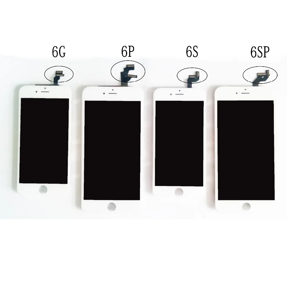 ЖК дисплей для iphone 6 Plus 6S сенсорный экран протестированный без битых пикселей AAA +