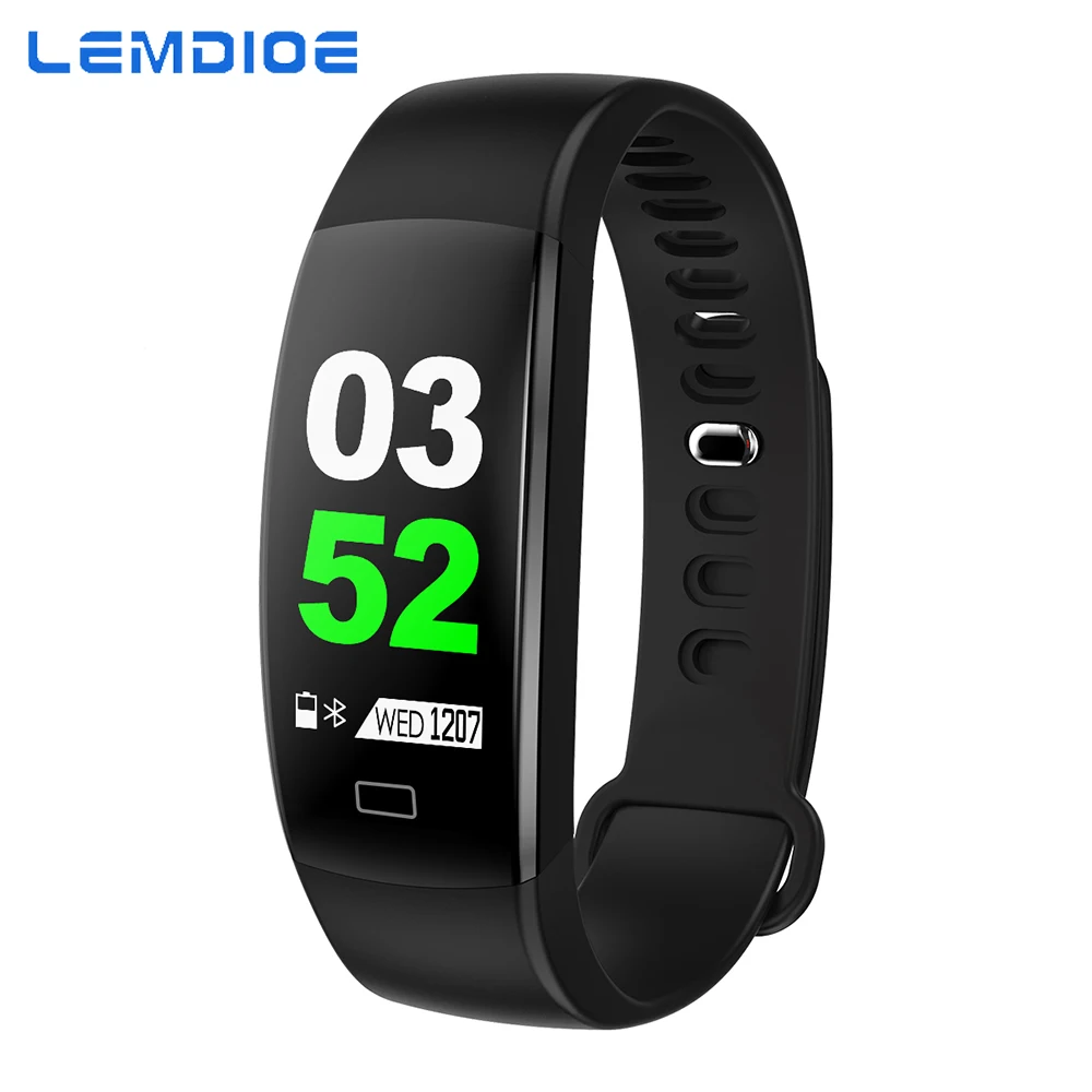 

LEMDIOE Smart Band Sports Fitness Activity Heart Rate Tracker Blood Pressure IP67 Waterproof Pedometer Smart Watch IOS Android