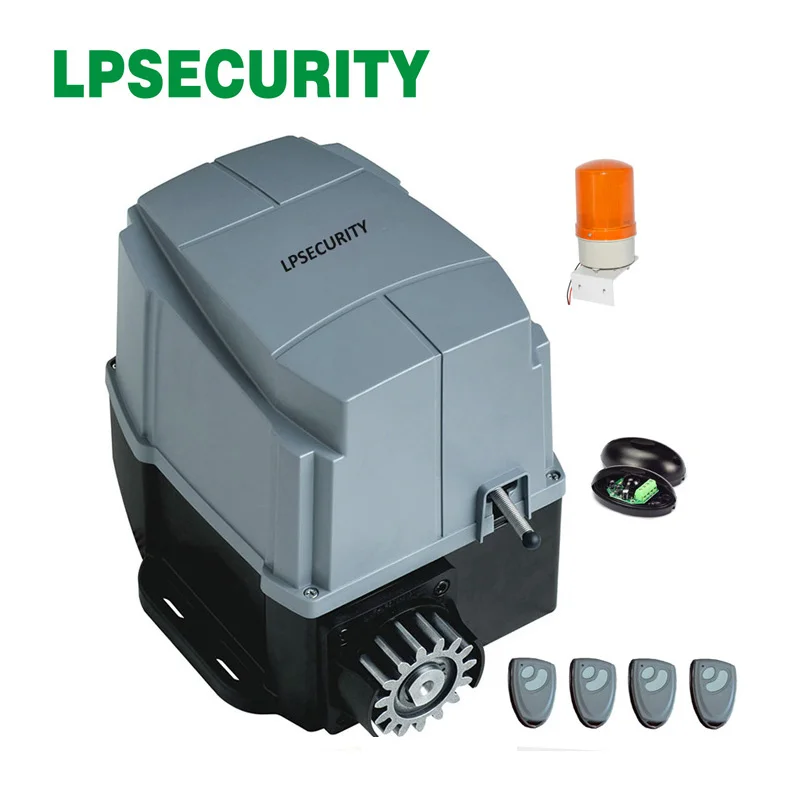 US $252.70 LPSECURITY 1200kg AC Engine Automatic Gate System Electric GSM Sliding Gate Door Opener Motor With Optional Parts