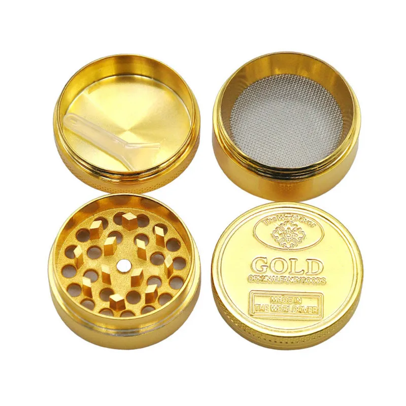 

Tobacco Herb Spice Grinder Hot Sales 4 Layers Herbal Smoke Crusher Alloy Herbal Spice Weed Cutter