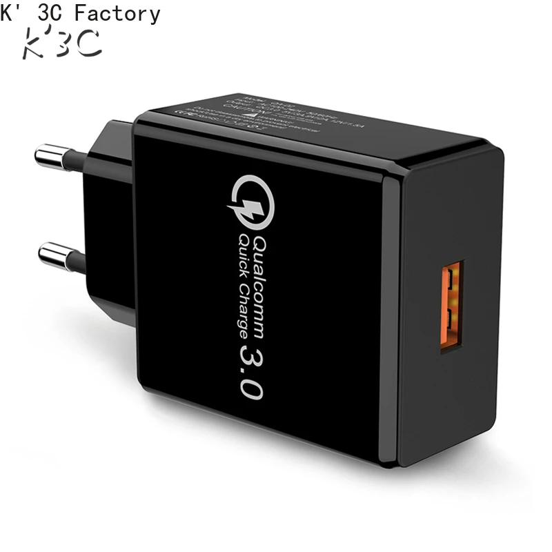 K' 3C 18 Вт Быстрая зарядка 3 0 USB зарядное устройство и QC 2 настенное для телефона